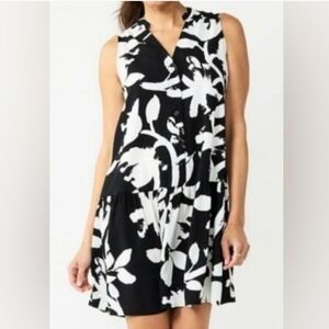 Nine West Drop Waist, Flounce Hem, Floral Dress
